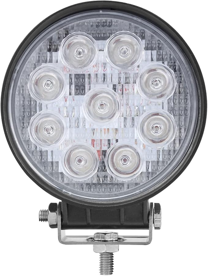 27W Spot Green Round Work LED Light Fog Offroad Off Road Lights Driving Lamp Waterproof for Hunting Pickup UTV Truck Car Boat SUV Boat 4WD ATV 12V 24V 4x4 Tractor Motorcycle（2pcs）