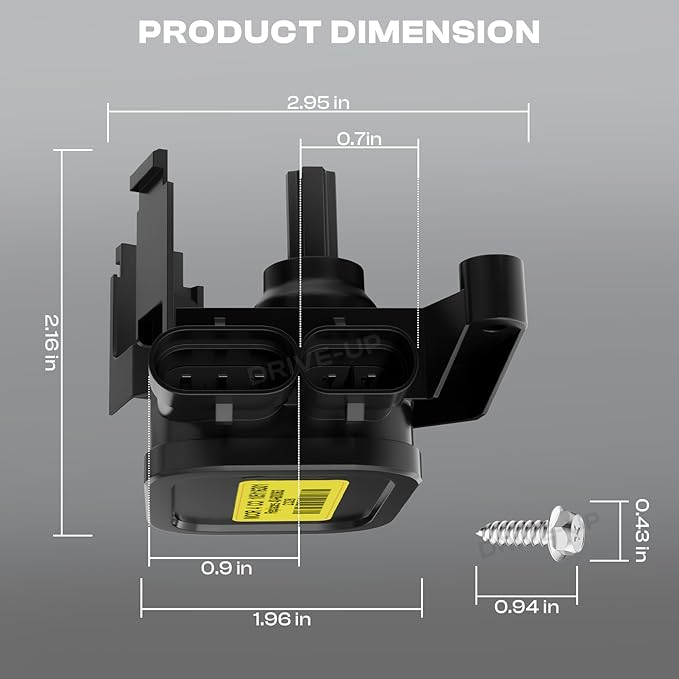 Drive-up Club Car MCOR 4, Golf Cart MCOR 4 Conversion Throttle Potentiometer Fits for Club Car Precedent, DS, Carryall, Tempo Golf Carts, OEM# AM293101, 105116301