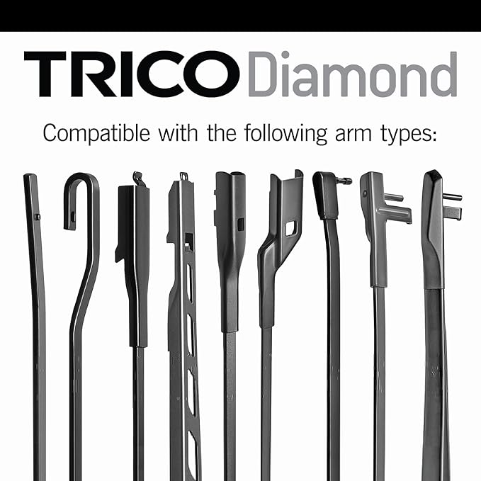 TRICO Diamond™ (25-2420) 24 Inch & 20 inch pack of 2 High Performance Automotive Replacement Windshield Wiper Blades For My Car Super Premium All Weather Beam Blade for Select Vehicle Models