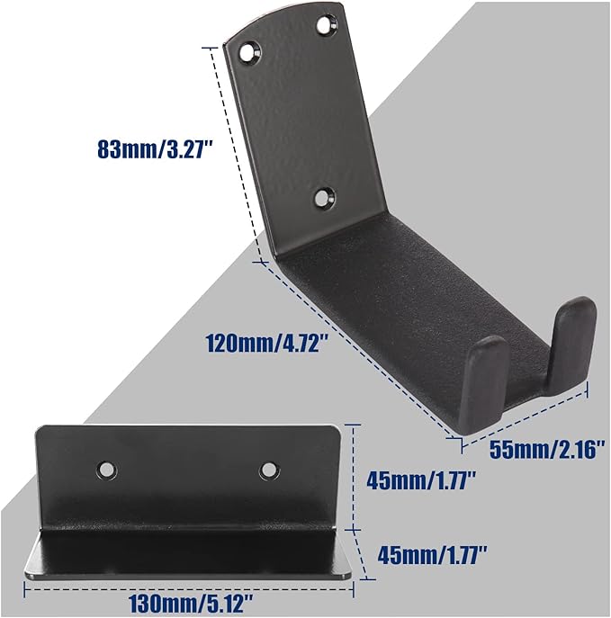Bike Wall Mount, Pedal Mount Bike Rack for Garage, Bike Storage Hanger Bicycle, Heavy Duty Bike Hooks with Rubber Pad for Wall, Max 150LB, 3 Set