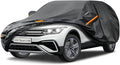 Kayme 7 Layers SUV Car Cover Custom Fit for VW Tiguan LWB (2018-2025) Waterproof All Weather for Automobiles, Outdoor Full Cover Rain Sun UV Protection.Black