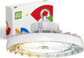ASD LED High Bay UFO Light Fixture, Commercial Shop Lighting | 3CCT, Dimmable, IP69K Waterproof, DLC Premium, UL Listed | 200W 31900LM 3000-5000K 100-277V | Warehouse, Garage, Workshop Lamp | White
