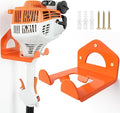Weed Eater Hanger, Heavy Duty Weedeater Rack Wall Mount, Garage Organization Trimmer Rack for Hedge Trimmer, Garden Tools, Garage, 1 Pack