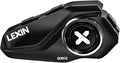 LEXIN G2P Motorcycle Helmet Bluetooth Headset, Group Intercom Communication System, FM Radio/ 6 Shells/Universal Pairing/Private Talk/Noise Cancellation, Fit for Snowmobile/ATV, 1 Pack