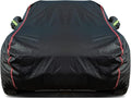 Breathable New Material, Waterproof Car Cover, Locks and Zipper Doors, Sunscreen Waterproof UV Prevention Snowproof Wind and Windproof,Suitable for Indoor Outdoor,for Sedan (188" to 198") B3