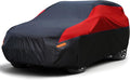 SUV Car Cover Hatchback Cover Waterproof All Weather, Outdoor Car Covers for Automobiles with Zipper Door, Hail UV Snow Wind Protection, Car Cover, Fit SUV Jeep-Length (up to 181")