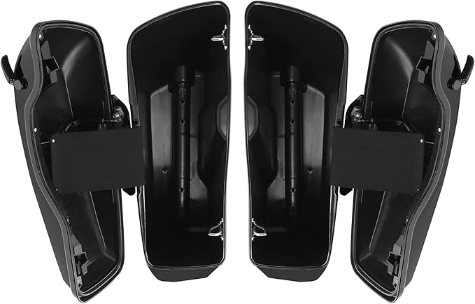 XFMT Motorcycle 4" Stretched Hard Saddlebags Bags Fit For Harley CVO Street Glide 2014-2023