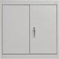 Sandusky Lee WA11301226-05 Wall-Mount Metal Storage Cabinet with Adjustable Shelf, Locking Handle, 200lb Capacity, 12" Depth x 30" Width x 26" Height, Dove Gray