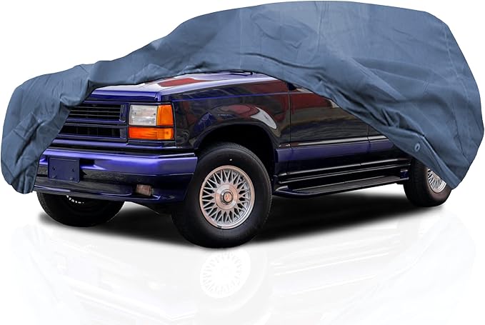 USCarCover Supreme All Weather Protection, Breathable Car Cover for Jeep Cherokee 1988-2001 SUV 4-Door Upgraded Fabric Pollution, Dust, Sun, Snow, Rain