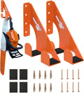 Chainsaw Holder -2 Pack- 180LB Heavy-Duty Alloy Steel Wall Mount Set, Chainsaw Accessories, Universal Fit for Stihl, Husqvarna, Echo Saws, Rust-Proof & Space-Saving Design (Garage, Workshop)