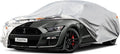 Kayme 6 Layers Car Cover Custom fit for Ford Mustang/Shelby (1964-2025) Waterproof All Weather for Automobiles, Outdoor Full Cover Rain Sun UV Protection.Silver