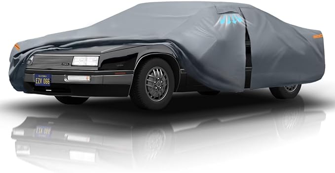 Waterproof Buick Lesabre(1986-2005) Car Cover with Breathable Vents, [2025 Upgrade] Premium Covers with Cotton Liner and Zipper Door, Sun Rain Snow Dust Uv Protection.(Gift with Towel)