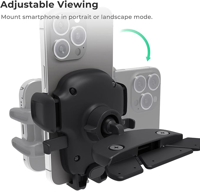Kenu Airframe Pro Universal Car Phone Mount + iOttie Easy One Touch 5 CD Slot Car Phone Mount