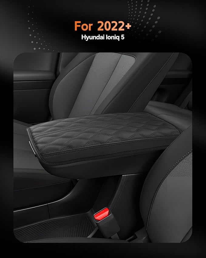 CDEFG for Ioniq 5 2022-2025 Center Console Cover Armrest Cover for Ioniq5 (SE, SEL, Limited, XRT) 2022 2023 2024 2025 Accessories Console Arm Rest Protector