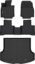 Binmotor-All Weather Floor Mats & Cargo Liner for RX 2025 2024 2023 RX350 | RX350h | RX500h (NOT for RX450h+PHEV) Heavy Duty Car Floor Liners for RX 350 Accessories-Black
