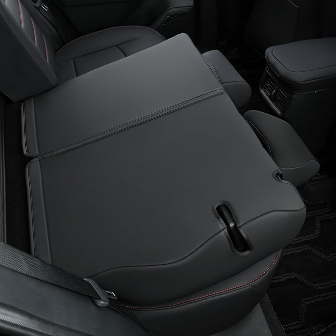 RISINGSTAR Rav4 Seat Covers, fit 2019-2025 Toyota Rav4 XLE LE XLE Premium Limited Base SUV, not for Adventure and TRD-Off(Black&Red)