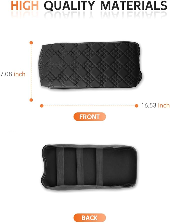 CDEFG for 2025 2026 GMC Terrain Center Console Cover Armrest Box Cover Terrain (Elevation, AT4, Denali) Accessories Console Arm Rest Protector Thickened