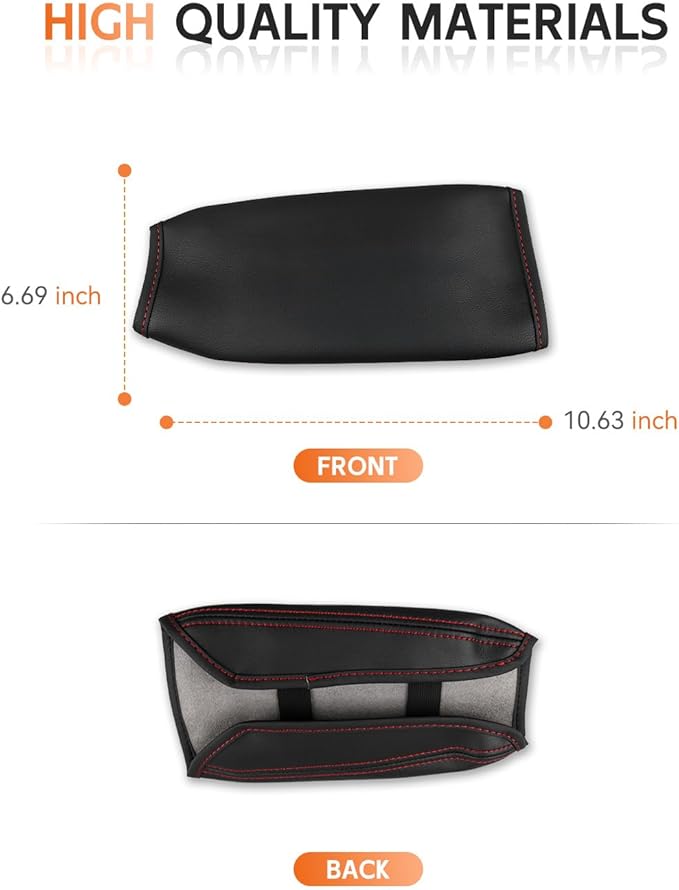 CDEFG for 2020-2025 Audi A5 Center Console Cover Armrest Cover for A5 (4-Door Version Only) 2020 2021 2022 2023 2024 2025 Accessories Console armrest Protector