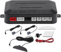 Motoforti Universal Car Auto Vehicle Reverse Backup Radar System Reverse Parking Sensors Alarm Buzzer Reminder Distance Detection Gray 2 Pcs Parking Sensors