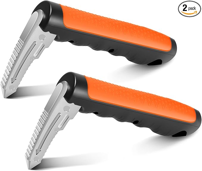 Car Door Handle for Elderly - 2025 New 3-in-1 Car Handle Assist, 2 Pack Auto Cane Portable Vehicle Support Handle Door Assist Bar, Max Load 500 Lbs, Anti-Slip Design (Orange-2-Pack Car Handle)