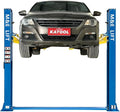 110v 9000lbs 2 Post Lift Car Lift Auto Hoist Full Rise Time 50SEC 2 Post Truck Lift for Home/Shop Automotive Lift for Repair Shop, Blue