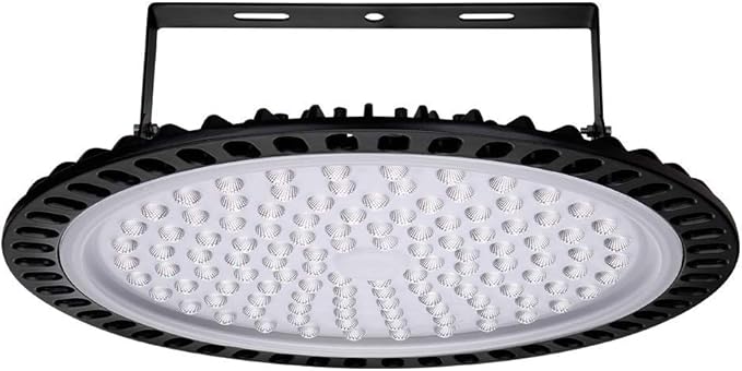 Viugreum 10 Pack 500W UFO LED High Bay Light, 50000LM 6500K Daylight White Ultra Thin LED Warehouse Lighting, IP65 Waterproof Commercial Bay Lighting for Garage Barn Workshop