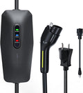 Level 1&2 EV Charger, Electric Vehicle Portable Charger with 20FT Cable, 3.5KW 16Amp Home EV Car Charging Station, 110V-240V NEMA 6-20 & NEMA 5-15 Plug Adapter, for All SAE J1772