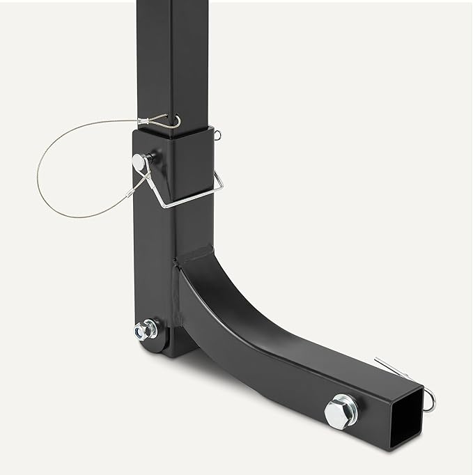 Amazon Basics 4-Bike Hitch Rack with 2" Hitch for Car, SUV and Truck, Foldable Steel Frame with Anti-Rattle Design
