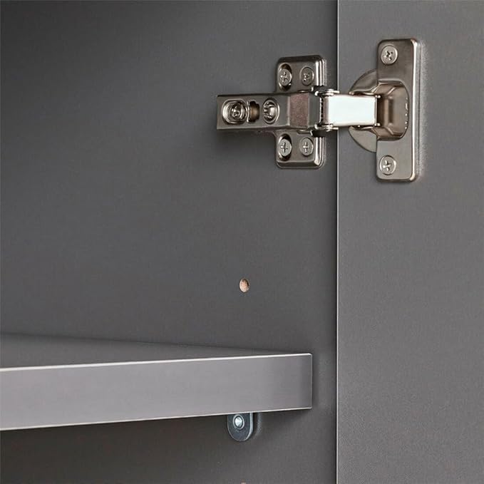 Ulti-Mate UG27080G 8-Piece Garage Wall Cabinet Kit in Graphite Grey Metallic