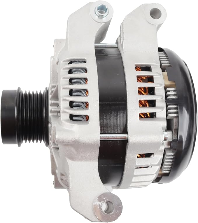EzeXpreze Alternator Compatible with Chrysler 300 11-21 & Dodge Challenger 15-21, Charger, Durango & Jeep Grand Cherokee 11-20 & Ram 1500, 3.6L, 12V 180A CW 6-Groove Clutch Pulley, Replace# 4801778AF