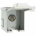 50 Amp RV Power Outlet Box, NEMA 14-50R 125/250 Volt RV Outdoor Electrical Receptacle Panel, Weatherproof, for RV Camper Trailer Motorhome Electric Car Generator