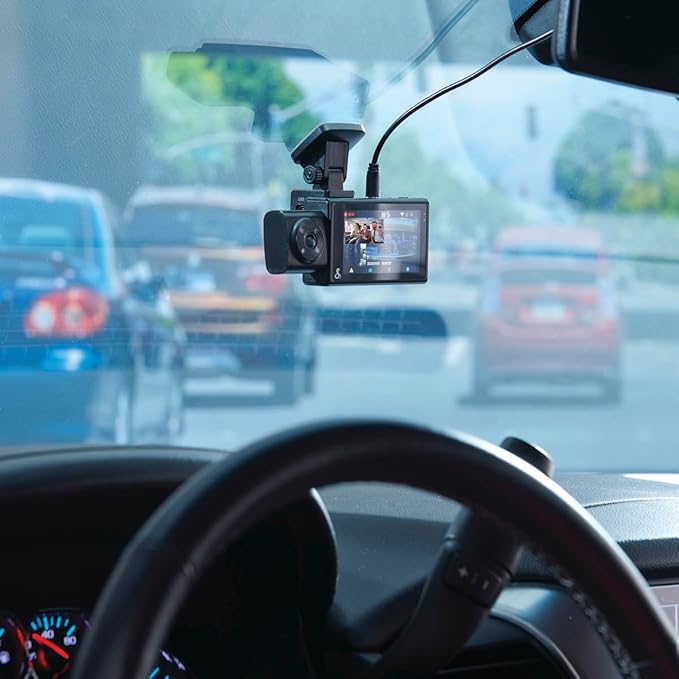 Bundle of Cobra SC 400D Smart Dash Cam with Rear Cam + Cobra Cabin-View Camera for SC Series Dash Cameras