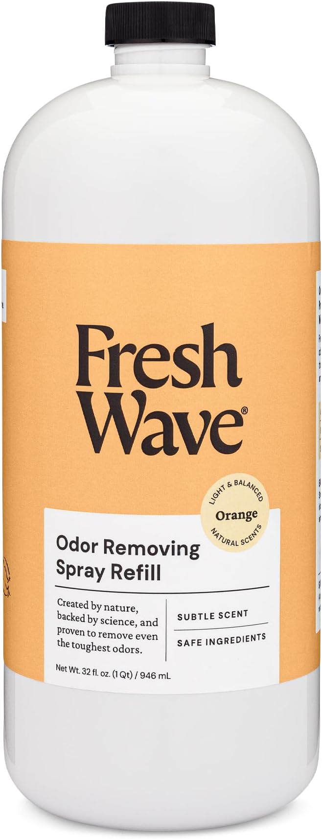 Fresh Wave Orange Odor Eliminator Spray & Air Freshener Refill, 32 fl. oz.
