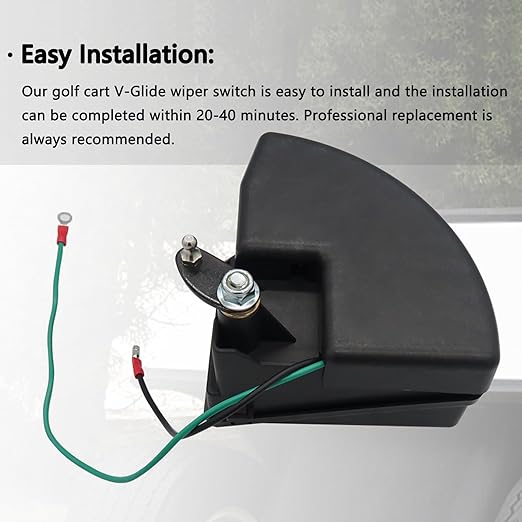 1016140 Golf Cart V-Glide Wiper Switch Assembly Compatible with Club Car DS 36V 1988-Up