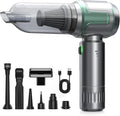 Car Vacuum Portable Cordless, 16000PA Powerful Car Vacuum Cleaner, 7 in 1 Mini Vacuum Handheld Rechargeable, Air Duster, Dual Filter for Cars, Home, Office, Pet