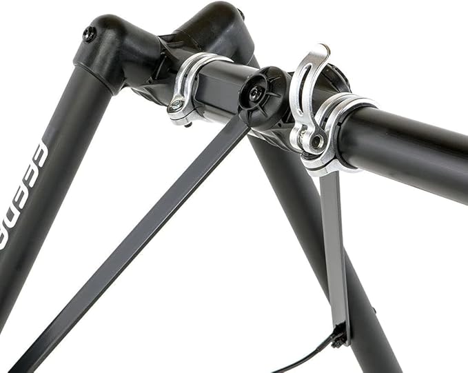 Feedback Sports | A-Frame Portable Bike Storage Rack with Travel Bag | Lightweight Collapsible Aluminum | Bicycle Hanger up to 8 Bikes | for Events | Black