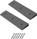 2 Pack 3.1'' Rise Rubber Curb Ramp Heavy Duty Loading Rubber Curb Ramps 3 Tons Driveway Ramp Car Slope Ramp for Loading Dock Bike Vehicle Warehouse Sidewalk Wheelchair (3.1" H)