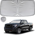 KAYZT Windshield Sun Shade for 2019-2025 2026 GMC Sierra 1500 2500 3500 Foldable Sunshade Front Window Custom Fit Car Accessories