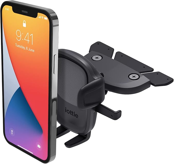 Kenu Airframe Pro Universal Car Phone Mount + iOttie Easy One Touch 5 CD Slot Car Phone Mount