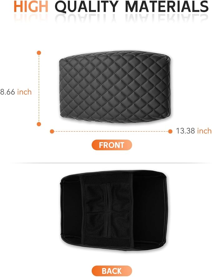 CDEFG for Ford Ranger 2024-2025 Center Console Cover Armrest Box Cover for Ranger (XL, XLT, Lariat, Raptor) 2024 2025 Accessories Console Arm Rest Protector