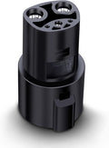 Lectron J1772 to Tesla Adapter 80 Amp (250V) - EV Charging Adapter Compatible with Tesla Model S/3/X/Y/Cybertruck and All Electric Vehicles in The NACS Alliance (Black)
