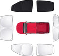 6pcs Car Window Shades for Chevrolet Colorado 2015-2022 Accessories,Windshield Side Rear Full Sunshade,Sun Visor UV Blocking, Privacy Protection and Blackout for Camping Outdoor