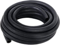 LokoCar Rubber Fuel Hose Line Push Lock 1/2" ID SAE 30R7 NBR 25ft 300PSI Black