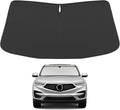 Proadsy for Acura RDX 2019-2024 2025 Windshield Sun Shade 4-Layer Foldable Front Sunshade Protector Sun Visor Blocks UV Rays Keep Car Cooler