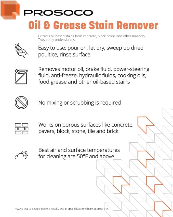 Prosoco Oil & Grease Stain Remover (1-Quart)