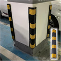 Workshop Rubber Protector, Reflective Floor Garage Edge Corner Guard, 1cm Thick