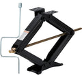 24" Car Scissor Jack,Support 7500lb Load Capacity Leveling Stabilizer with Crank Handle, RV Stabilizer Jack with 4"-24" Adjustable Height, Powder Coated Steel for Travel Trailers, RVs & Campers