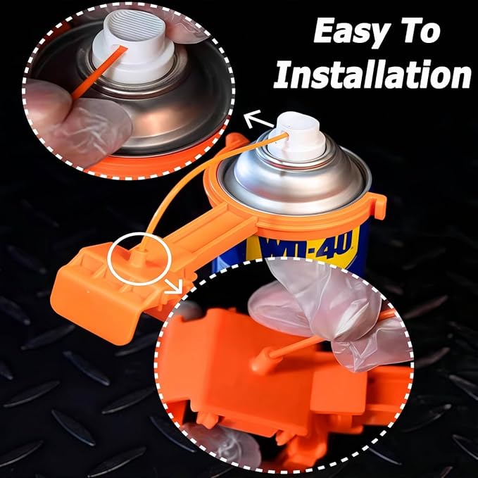 Motorcycle Chain Cleaning Kit - Bike Chain Cleaner - Motorcycle Chain Brush- Motorcycle Chain Lube and Cleaner Kit for Sizes 428, 520, 525, 530 Chains