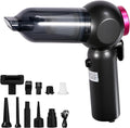 Car Vacuum Portable Handheld Cordless Vacuums, 20000PA Suction, 6000mAh Blower, Window Breaker, Seatbelt Cutter for Car, Home & Office Cleaning