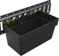 1 Pack Heavy Duty E-Track Basket for E-Track Systems, Trailer E Track Organizing Storage Pail,Organization Bin for Trucks, E-Track Storage Bin - E Track Accessories